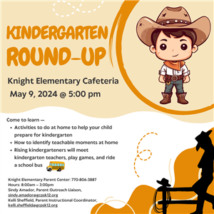 Kindergarten Round-Up Meeting